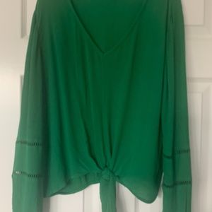 Kelly Green Blouse
